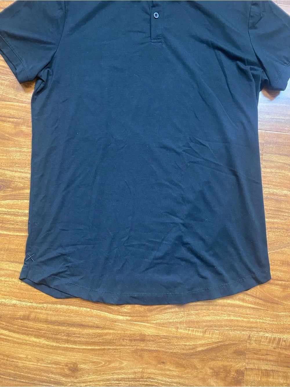 Cuts Men's Black Pyca Pro Soft Short Sleeve Polo Shirt Size Large Golf Casual